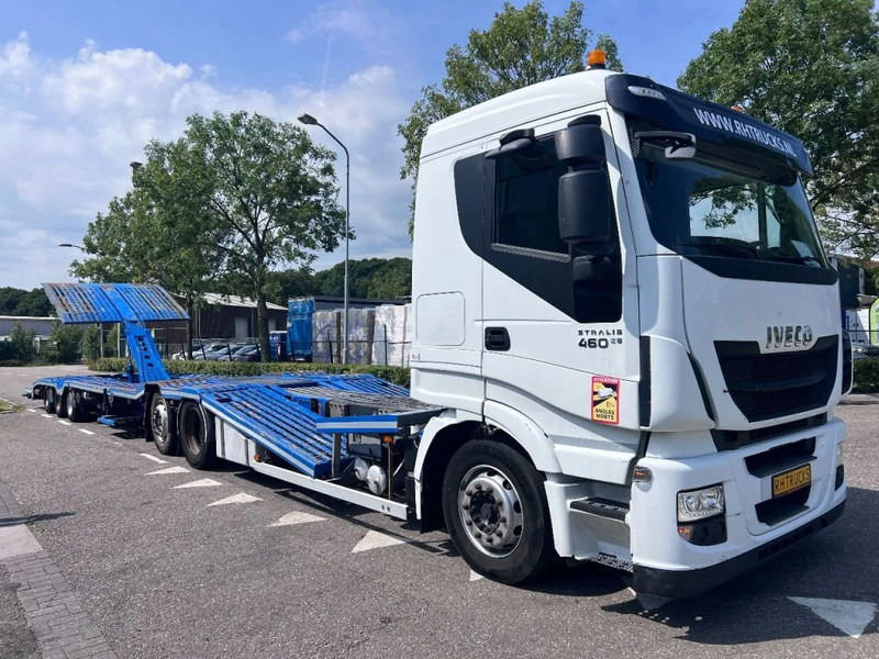 Iveco Stralis 460 6X2 EURO 6 + GS MEPPEL - TRUCK-TRANSPORTER - Φορτηγό αυτοκινητάμαξα: φωτογραφία 1 Iveco Stralis 460 6X2 EURO 6 + GS MEPPEL - TRUCK-TRANSPORTER - Φορτηγό αυτοκινητάμαξα: φωτογραφία 1
