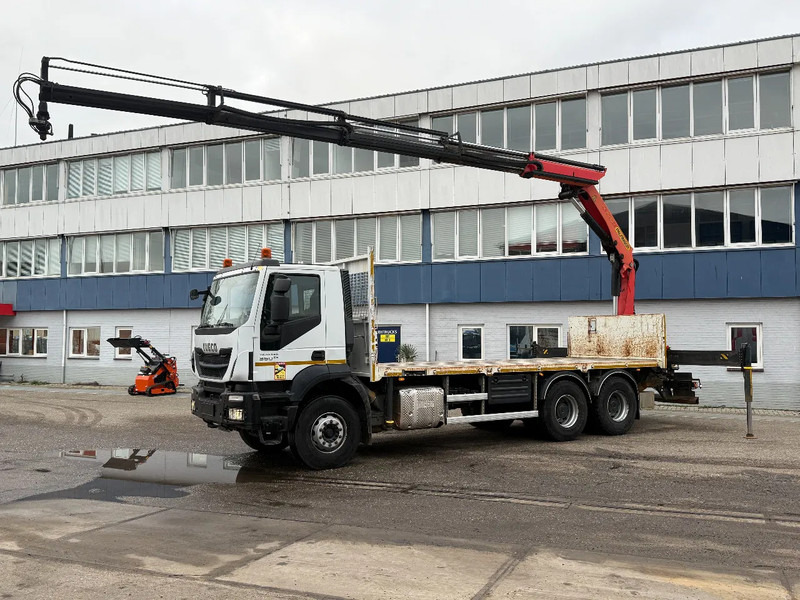 Iveco Trakker 360 6X4 EURO 6 + PALFINGER PK20001K + REMOTE CONTROL - Φορτηγό με ανοιχτή καρότσα, Φορτηγό με γερανό: φωτογραφία 3 Iveco Trakker 360 6X4 EURO 6 + PALFINGER PK20001K + REMOTE CONTROL - Φορτηγό με ανοιχτή καρότσα, Φορτηγό με γερανό: φωτογραφία 3