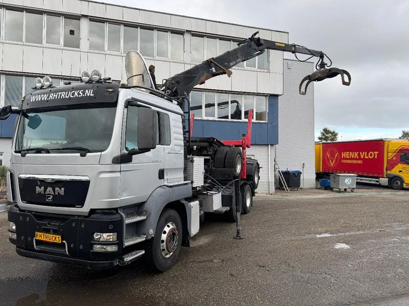 MAN TGS 33.480 6X4 + HIAB 251S.82 + TRAILER 2 AXLE KRAEMER - Φορτηγό ξυλείας, Φορτηγό με γερανό: φωτογραφία 3 MAN TGS 33.480 6X4 + HIAB 251S.82 + TRAILER 2 AXLE KRAEMER - Φορτηγό ξυλείας, Φορτηγό με γερανό: φωτογραφία 3