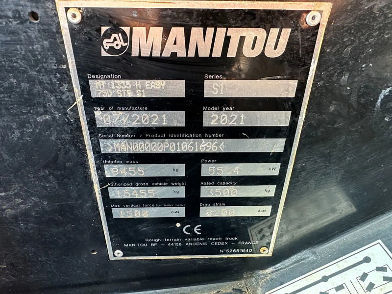Manitou MT1335h EASY 75D, AUXILIARY HYDRAULIC PLUMBING, - Τηλεσκοπικός φορτωτής: φωτογραφία 4 Manitou MT1335h EASY 75D, AUXILIARY HYDRAULIC PLUMBING, - Τηλεσκοπικός φορτωτής: φωτογραφία 4