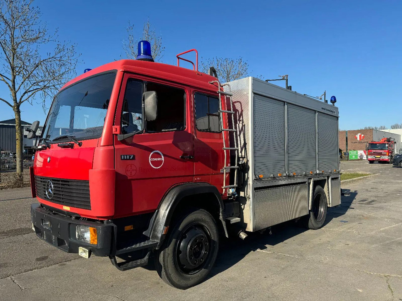 Καινούριο Φορτηγό, Φορτηγό με γερανό Mercedes-Benz 1117 4X2 FIRE TRUCK HIAB 050A ONLY 105787 KM: φωτογραφία 9