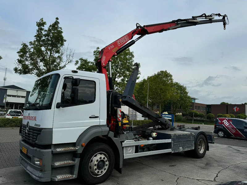 Mercedes-Benz LS 1923 ATEGO + 2011 FASSI F110 + 2011 VDS HOOKLIFT - Φορτηγό φόρτωσης γάντζου, Φορτηγό με γερανό: φωτογραφία 1 Mercedes-Benz LS 1923 ATEGO + 2011 FASSI F110 + 2011 VDS HOOKLIFT - Φορτηγό φόρτωσης γάντζου, Φορτηγό με γερανό: φωτογραφία 1
