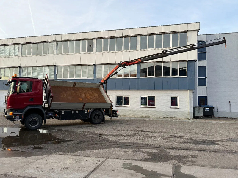 Scania G370 4X4 EURO 6 + 3-SIDE TIPPER + PALFINGER PK9002 + REMOTE - Φορτηγό με γερανό: φωτογραφία 3 Scania G370 4X4 EURO 6 + 3-SIDE TIPPER + PALFINGER PK9002 + REMOTE - Φορτηγό με γερανό: φωτογραφία 3
