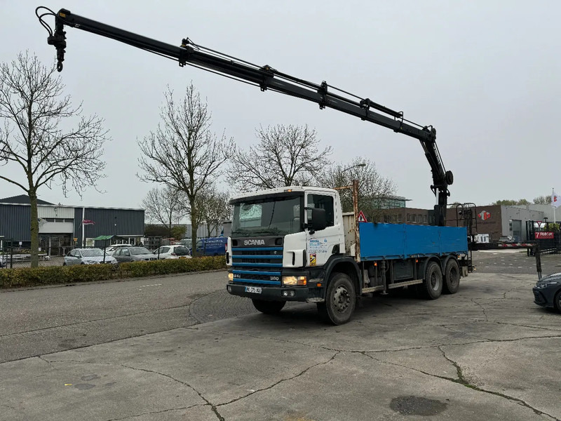 Scania P124-360 6X4 EURO 2 HIAB 200 C-5 ALL 2000 - Φορτηγό με ανοιχτή καρότσα, Φορτηγό με γερανό: φωτογραφία 1 Scania P124-360 6X4 EURO 2 HIAB 200 C-5 ALL 2000 - Φορτηγό με ανοιχτή καρότσα, Φορτηγό με γερανό: φωτογραφία 1