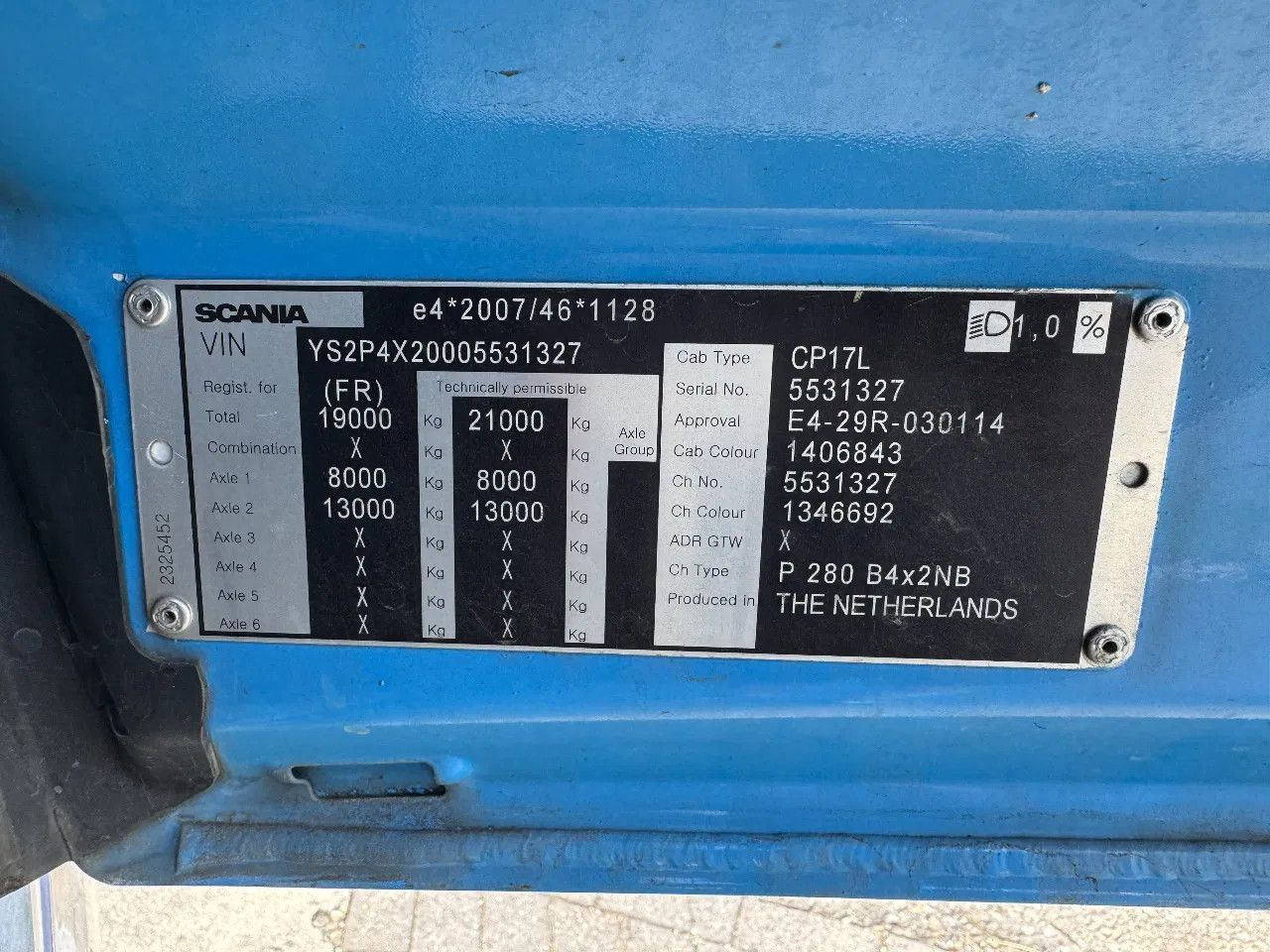 Φορτηγό με ανοιχτή καρότσα, Φορτηγό με γερανό Scania P280 4X2 EURO 6 PALFINGER PK12002 + REMOTE CONTR: φωτογραφία 15