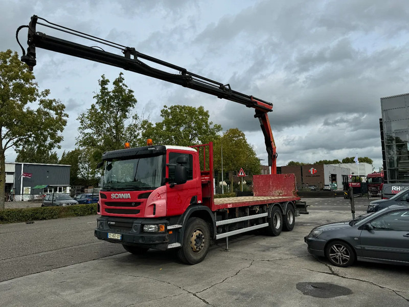 Scania P360 6X4 PALFINGER PK 20001-K + REMOTE CONTROL EURO 5 - Φορτηγό με ανοιχτή καρότσα, Φορτηγό με γερανό: φωτογραφία 1 Scania P360 6X4 PALFINGER PK 20001-K + REMOTE CONTROL EURO 5 - Φορτηγό με ανοιχτή καρότσα, Φορτηγό με γερανό: φωτογραφία 1