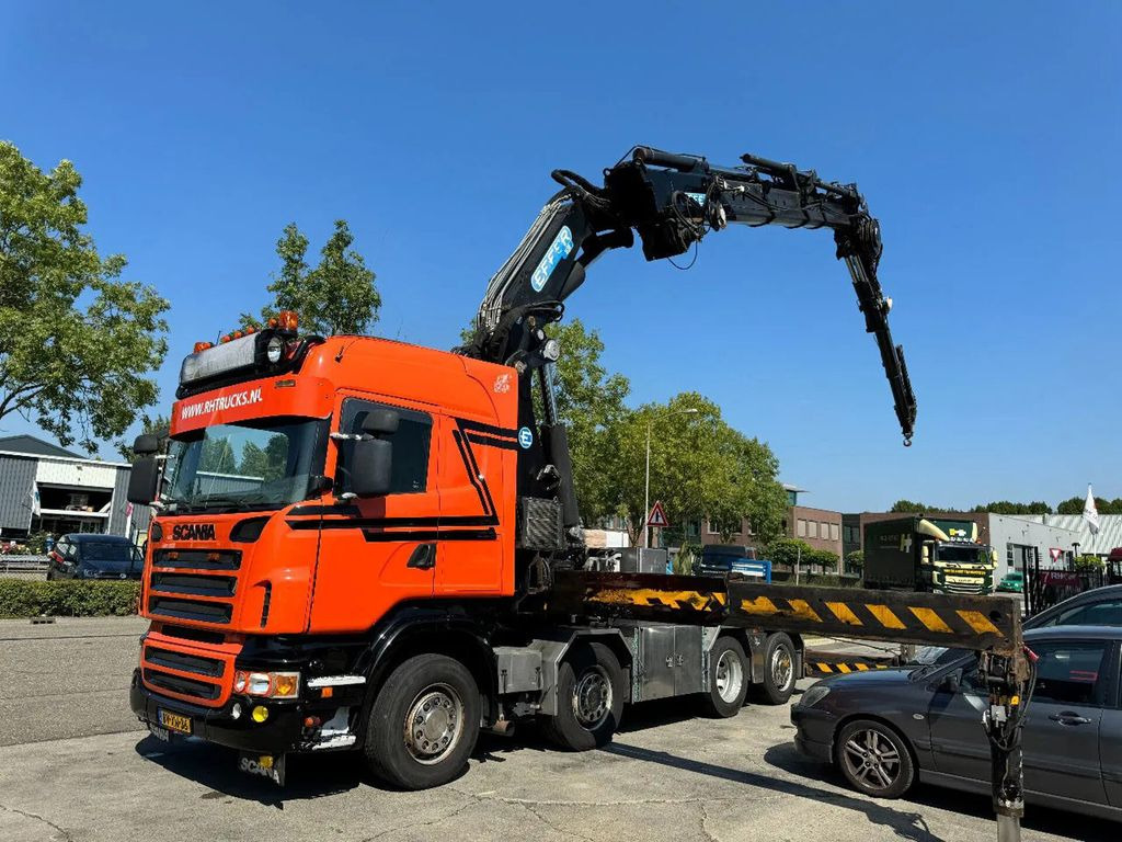 Scania R560 V8 8X2 + EFFER CRANE 1550 6S + FLYJIP 6XHYD - Φορτηγό με γερανό: φωτογραφία 1 Scania R560 V8 8X2 + EFFER CRANE 1550 6S + FLYJIP 6XHYD - Φορτηγό με γερανό: φωτογραφία 1