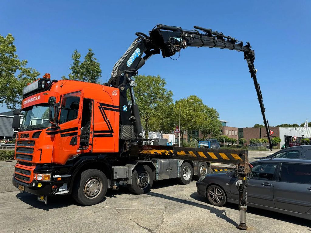 Scania R560 V8 8X2 + EFFER CRANE 1550 6S + FLYJIP 6XHYD - Φορτηγό με γερανό: φωτογραφία 2 Scania R560 V8 8X2 + EFFER CRANE 1550 6S + FLYJIP 6XHYD - Φορτηγό με γερανό: φωτογραφία 2