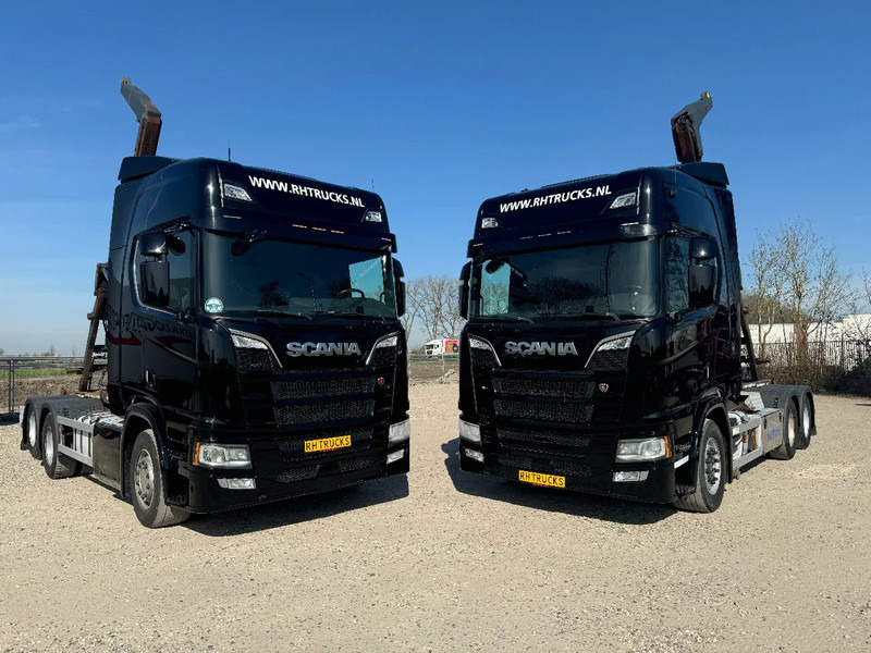 Scania R580 V8 6X2 VDL HOOK 20T RETARDER EURO 6 2 UNITS - Φορτηγό φόρτωσης γάντζου: φωτογραφία 1 Scania R580 V8 6X2 VDL HOOK 20T RETARDER EURO 6 2 UNITS - Φορτηγό φόρτωσης γάντζου: φωτογραφία 1