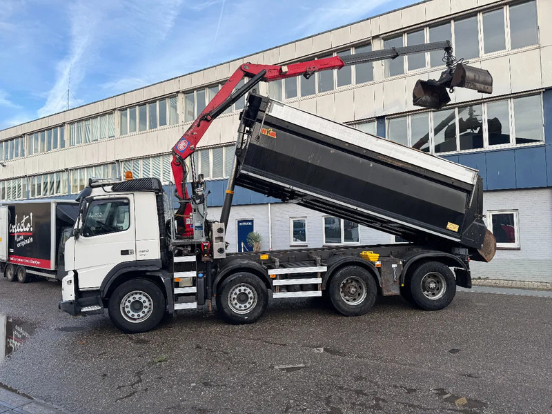 Volvo FMX 420 8X4 HMF 1643Z2 + REMOTE CONTROL + HYVA KIPPER - Φορτηγό ανατρεπόμενο, Φορτηγό με γερανό: φωτογραφία 2 Volvo FMX 420 8X4 HMF 1643Z2 + REMOTE CONTROL + HYVA KIPPER - Φορτηγό ανατρεπόμενο, Φορτηγό με γερανό: φωτογραφία 2
