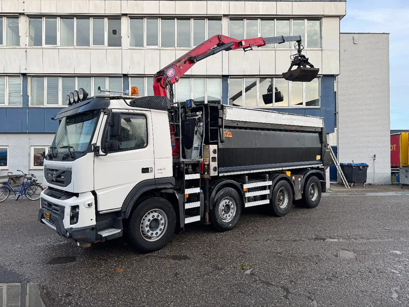 Volvo FMX 420 8X4 HMF 1643Z2 + REMOTE CONTROL + HYVA KIPPER - Φορτηγό ανατρεπόμενο, Φορτηγό με γερανό: φωτογραφία 5 Volvo FMX 420 8X4 HMF 1643Z2 + REMOTE CONTROL + HYVA KIPPER - Φορτηγό ανατρεπόμενο, Φορτηγό με γερανό: φωτογραφία 5