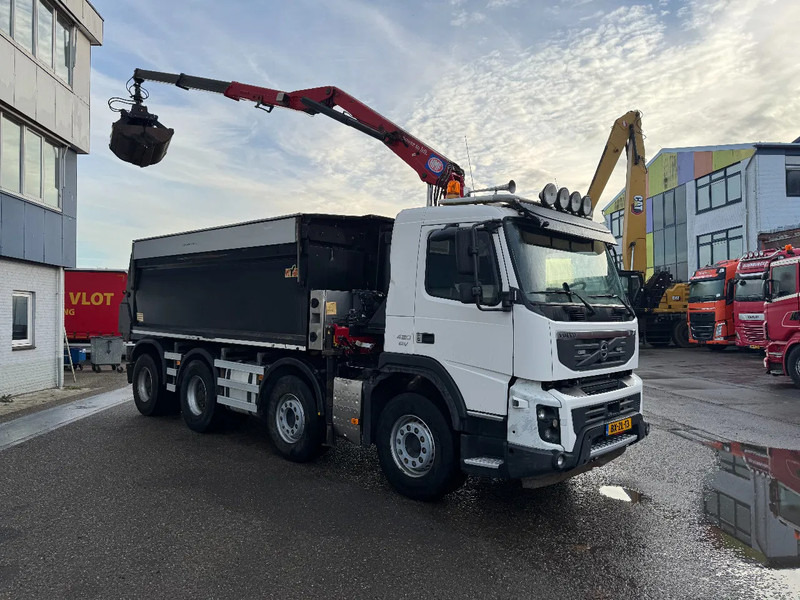Volvo FMX 420 8X4 HMF 1643Z2 + REMOTE CONTROL + HYVA KIPPER - Φορτηγό ανατρεπόμενο, Φορτηγό με γερανό: φωτογραφία 4 Volvo FMX 420 8X4 HMF 1643Z2 + REMOTE CONTROL + HYVA KIPPER - Φορτηγό ανατρεπόμενο, Φορτηγό με γερανό: φωτογραφία 4