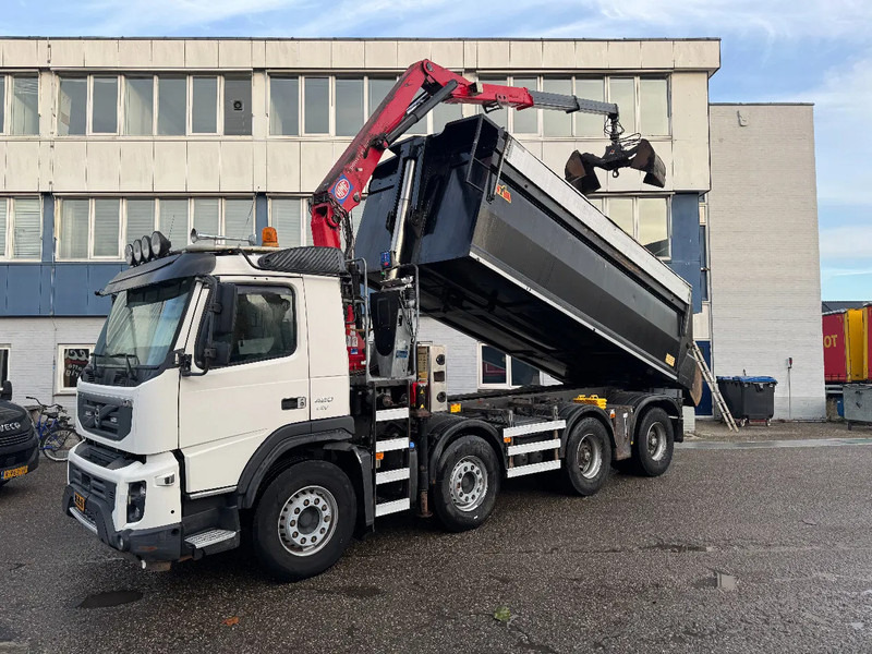 Volvo FMX 420 8X4 HMF 1643Z2 + REMOTE CONTROL + HYVA KIPPER - Φορτηγό ανατρεπόμενο, Φορτηγό με γερανό: φωτογραφία 1 Volvo FMX 420 8X4 HMF 1643Z2 + REMOTE CONTROL + HYVA KIPPER - Φορτηγό ανατρεπόμενο, Φορτηγό με γερανό: φωτογραφία 1