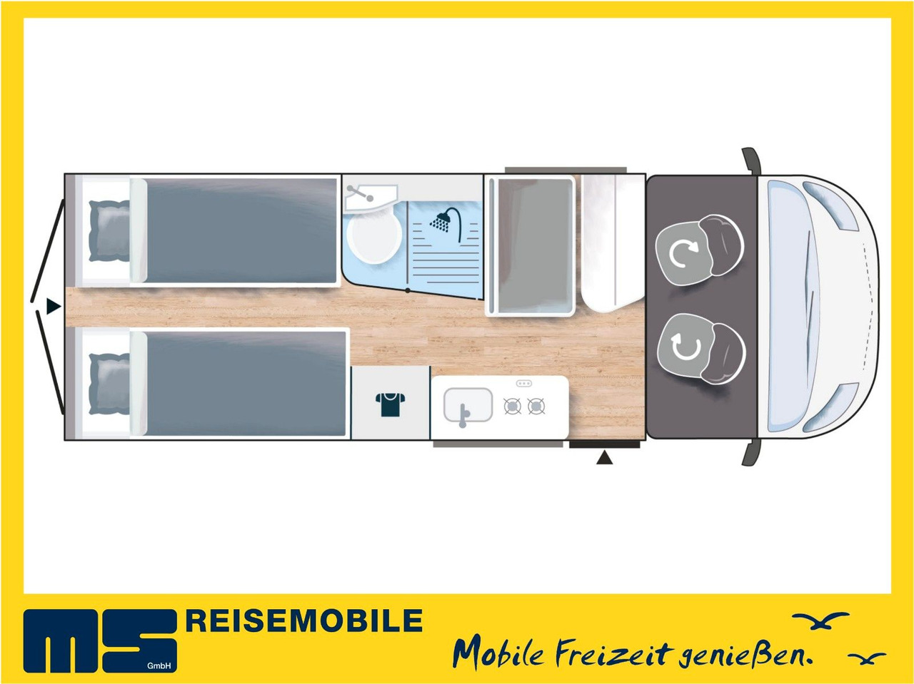 Chausson V697 SPORT LINE / 140PS-8G / EINZELBETTEN - GARA - Αυτοκινούμενο βαν: φωτογραφία 2 Chausson V697 SPORT LINE / 140PS-8G / EINZELBETTEN - GARA - Αυτοκινούμενο βαν: φωτογραφία 2