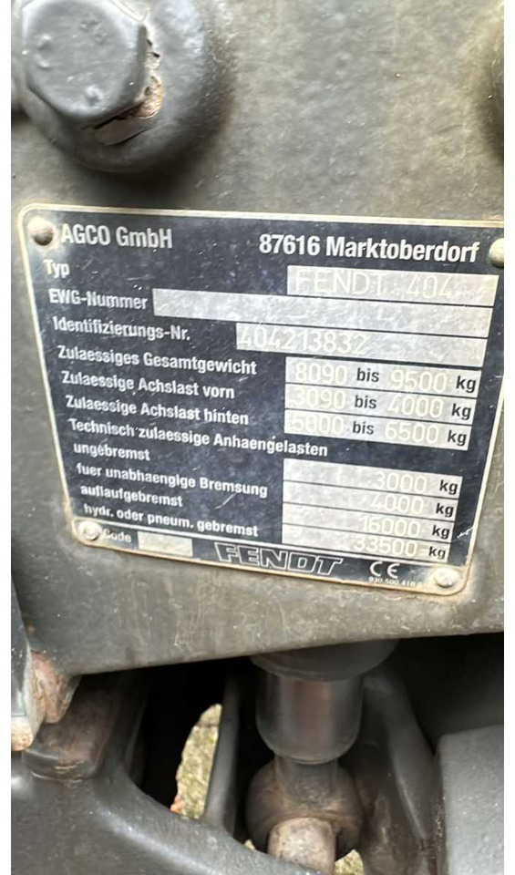 Τρακτέρ 2010 FENDT 415 VARIO TMS ALL-WHEEL DRIVE AGRICULTURAL TRACTOR: φωτογραφία 11