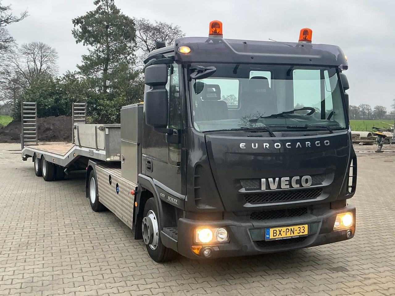 2010 IVECO EUROCARGO ML80E22 TRUCK WITH VELDHUIZEN P31-7A TRAILER 16 TONS - Φορτηγό: φωτογραφία 5 2010 IVECO EUROCARGO ML80E22 TRUCK WITH VELDHUIZEN P31-7A TRAILER 16 TONS - Φορτηγό: φωτογραφία 5