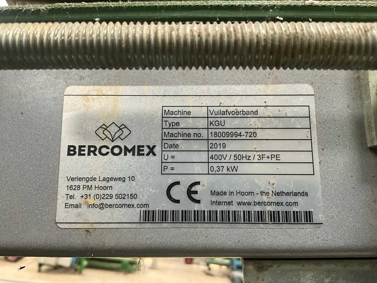 Bercomex KGU - Μεταφορικός ιμάντας: φωτογραφία 5 Bercomex KGU - Μεταφορικός ιμάντας: φωτογραφία 5