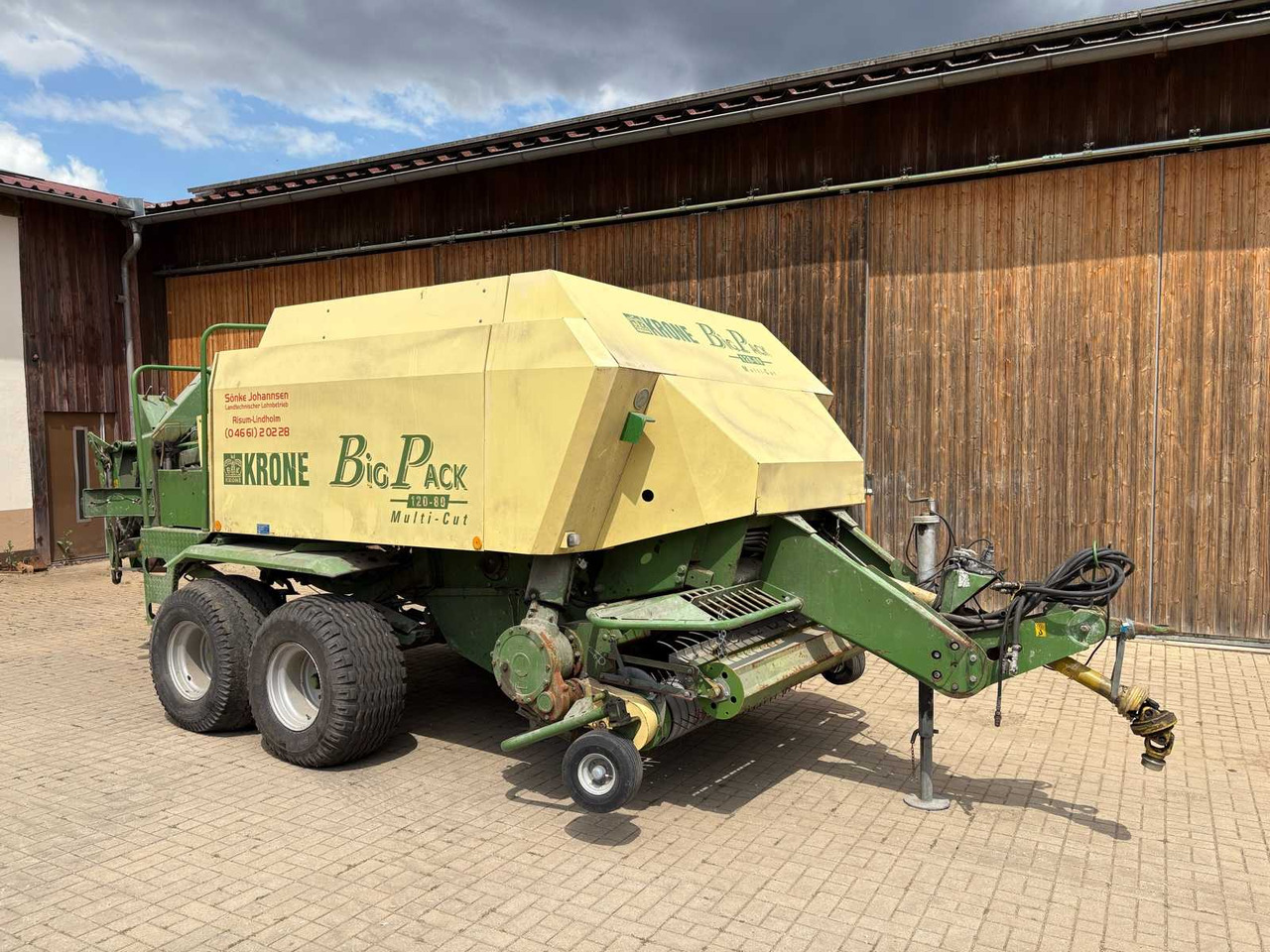 Krone Big Pack 120-80 Multi-Cut - Χορτοδετική μηχανή τετράγωνες μπάλες: φωτογραφία 3 Krone Big Pack 120-80 Multi-Cut - Χορτοδετική μηχανή τετράγωνες μπάλες: φωτογραφία 3