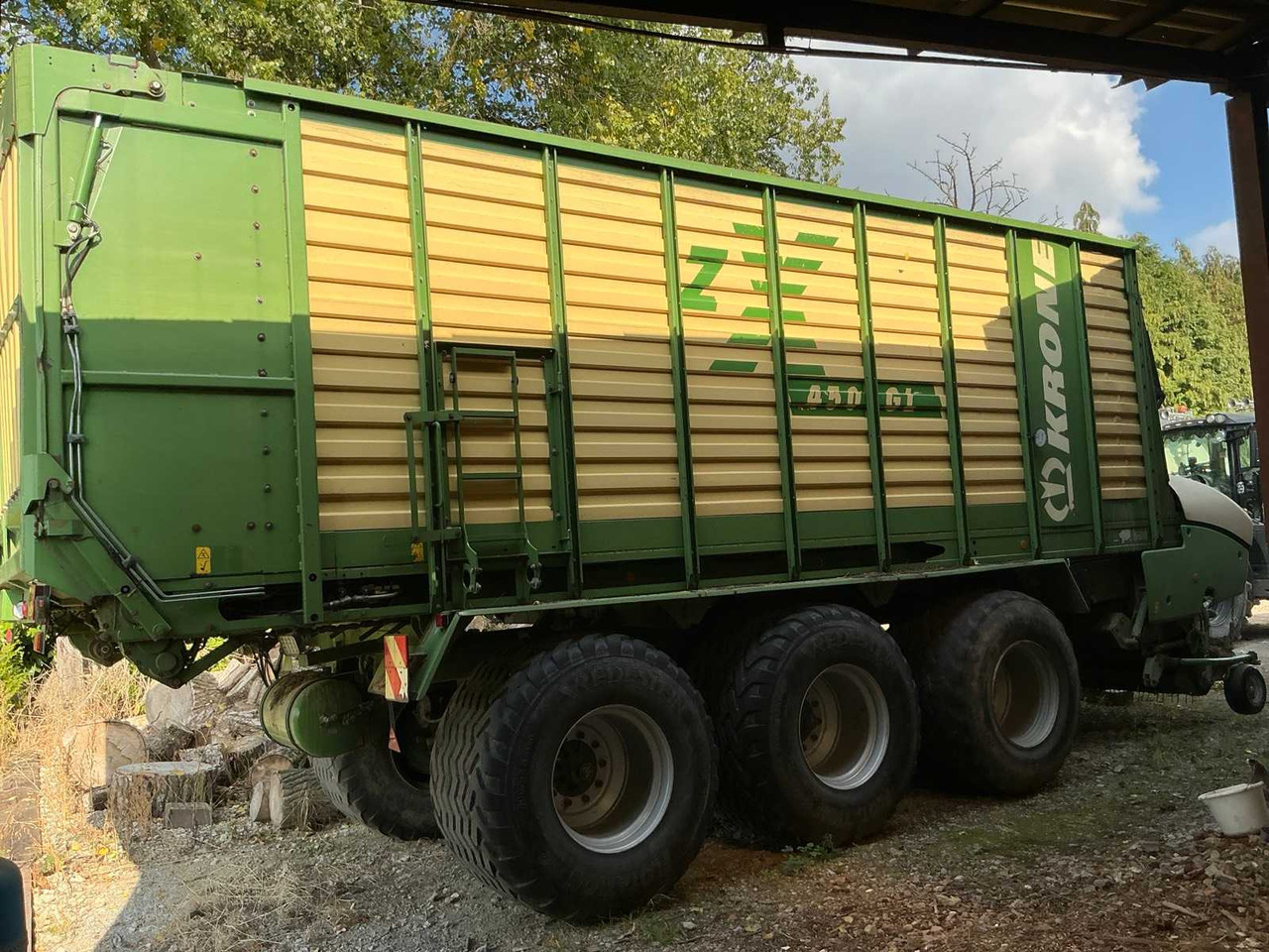 Krone ZX 450 GL - Βαγόνι ενσίρωσης: φωτογραφία 3 Krone ZX 450 GL - Βαγόνι ενσίρωσης: φωτογραφία 3