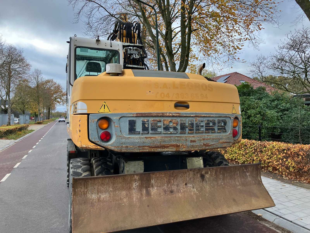 LIEBHERR - 2008 - A316 LITRONIC - WHEELED EXCAVATOR - Τροχοφόρος εκσκαφέας: φωτογραφία 4 LIEBHERR - 2008 - A316 LITRONIC - WHEELED EXCAVATOR - Τροχοφόρος εκσκαφέας: φωτογραφία 4