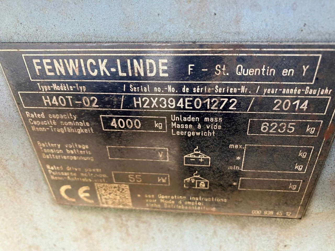 LINDE H40T-02 FORKLIFT TRUCK 2014 - Περονοφόρο όχημα: φωτογραφία 2 LINDE H40T-02 FORKLIFT TRUCK 2014 - Περονοφόρο όχημα: φωτογραφία 2