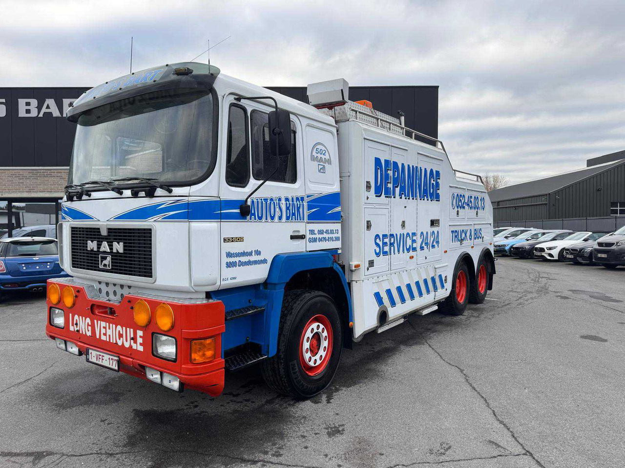 MAN F90 TOW TRUCK FOR TRUCKS - Φορτηγό: φωτογραφία 1 MAN F90 TOW TRUCK FOR TRUCKS - Φορτηγό: φωτογραφία 1