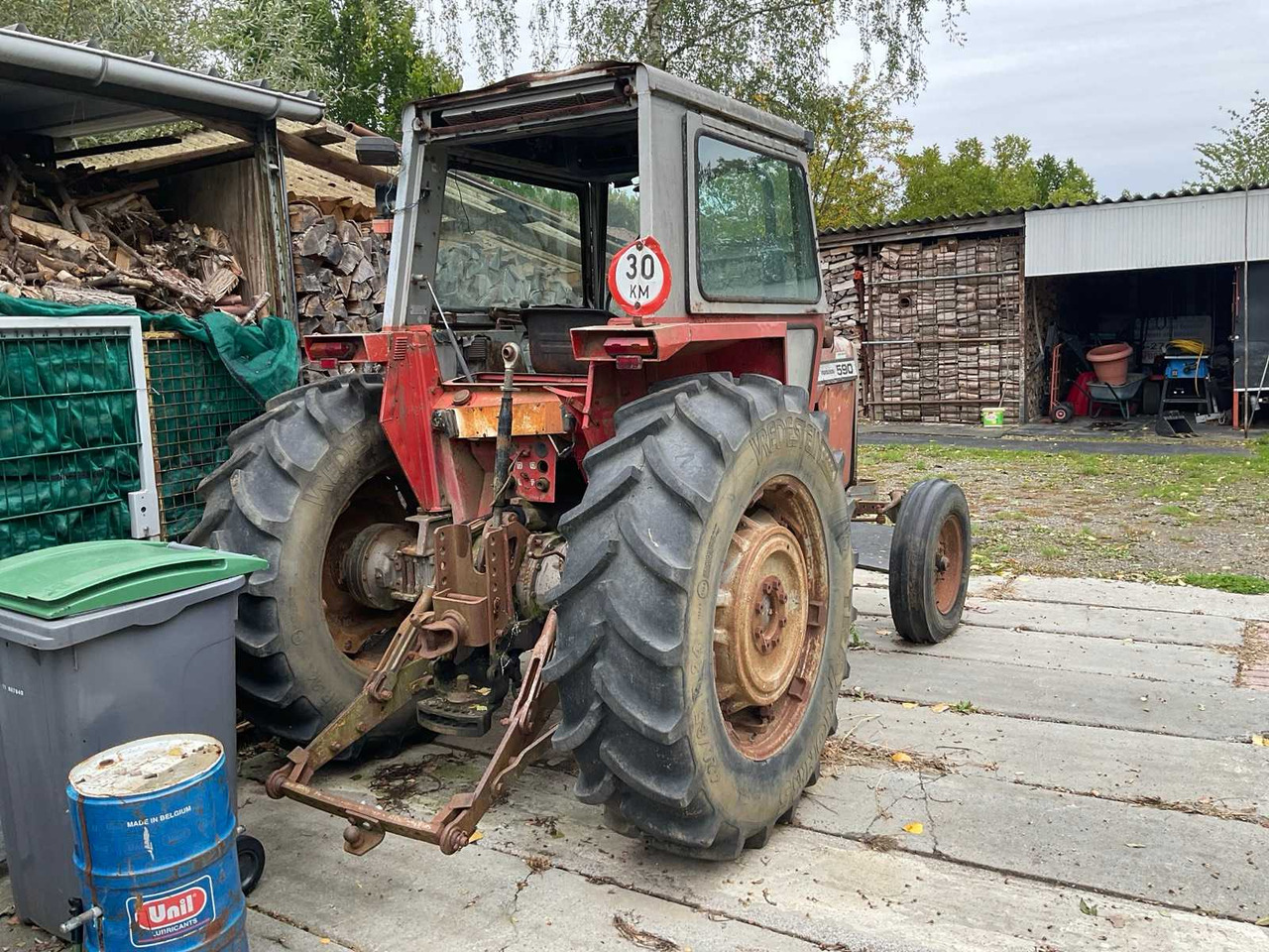 Τρακτέρ Massey Ferguson MF-590: φωτογραφία 6