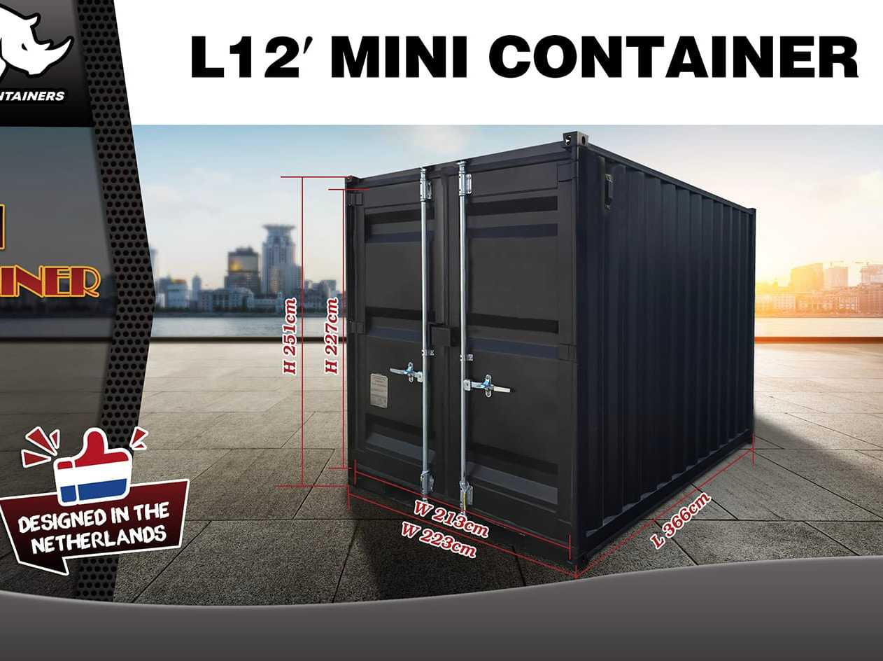 Εμπορευματοκιβώτιο Rhino-cross-containers 12ft: φωτογραφία 7