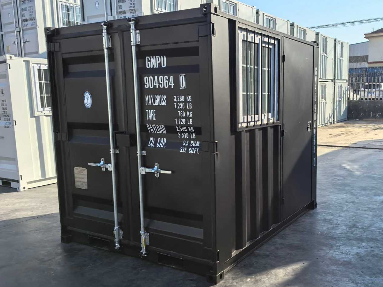 Rhino-cross-containers 9ft met deur en raam - Εμπορευματοκιβώτιο: φωτογραφία 1 Rhino-cross-containers 9ft met deur en raam - Εμπορευματοκιβώτιο: φωτογραφία 1