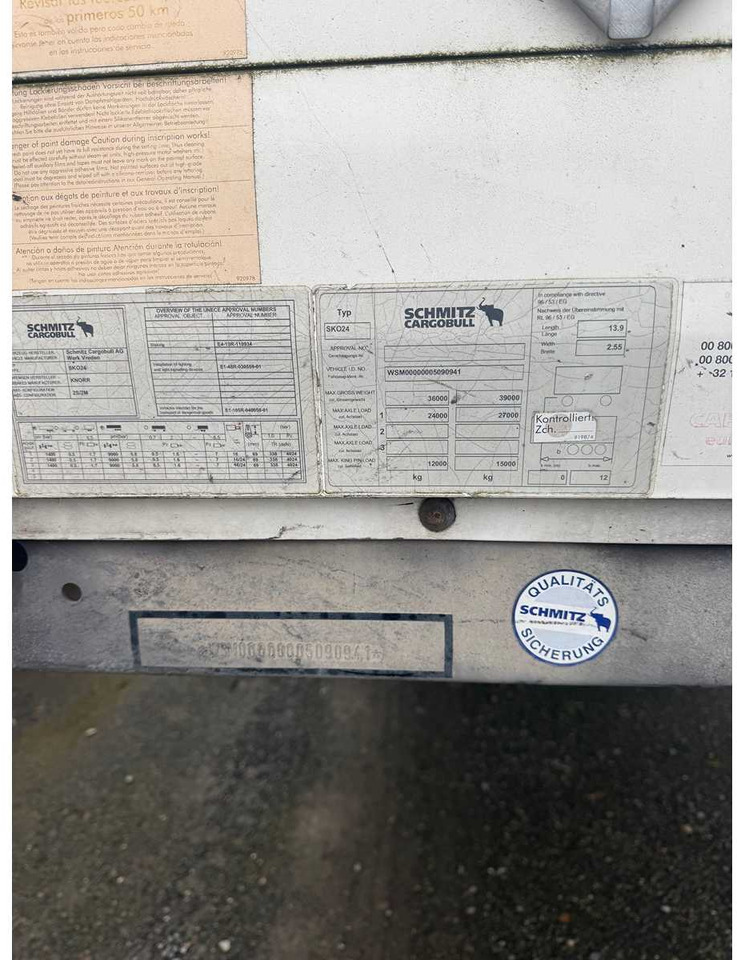 SCHMITZ CARGOBULL AG - SKO24 REFRIGERATED BOX SEMI-TRAILER - 2011 - SEMI-TRAILER - Επικαθήμενο: φωτογραφία 4 SCHMITZ CARGOBULL AG - SKO24 REFRIGERATED BOX SEMI-TRAILER - 2011 - SEMI-TRAILER - Επικαθήμενο: φωτογραφία 4