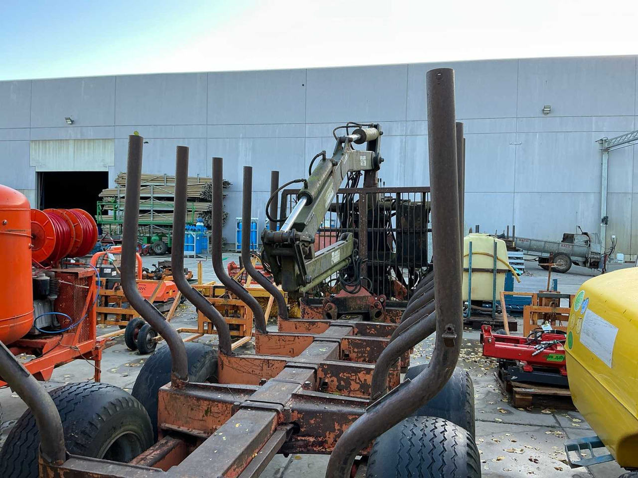 Tree transport trailer - Ρυμούλκα για τρακτέρ: φωτογραφία 4 Tree transport trailer - Ρυμούλκα για τρακτέρ: φωτογραφία 4