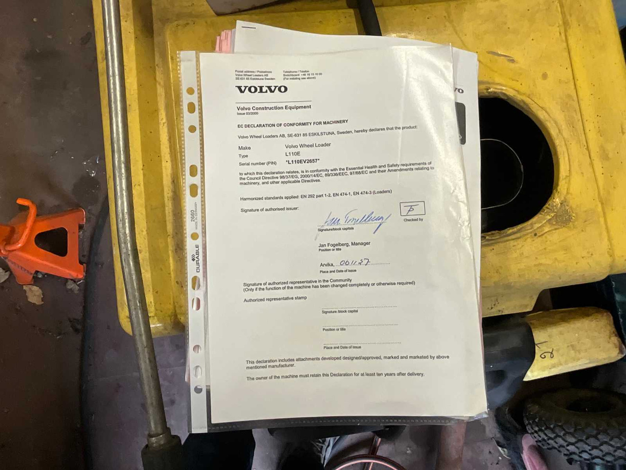 Ελαστιχοφόρος φορτωτής Volvo L110E: φωτογραφία 33