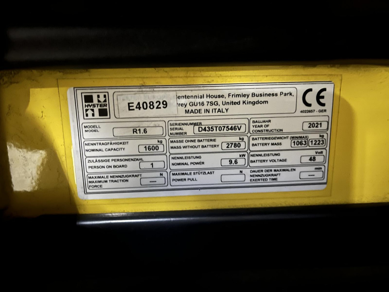 Hyster R1.6 - Ανυψωτικό στενών δρόμων: φωτογραφία 4 Hyster R1.6 - Ανυψωτικό στενών δρόμων: φωτογραφία 4