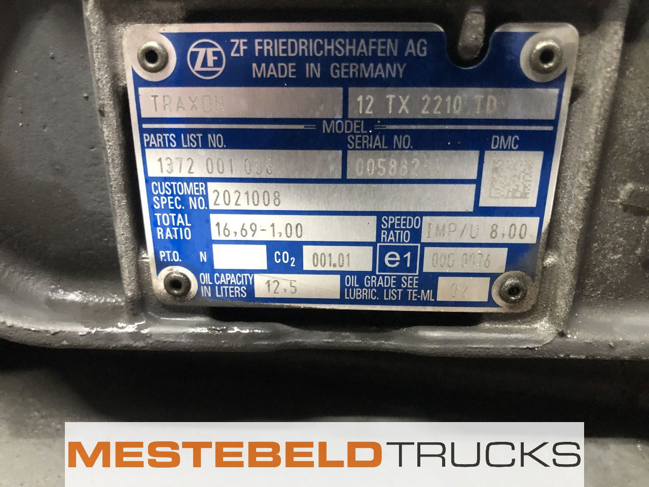 DAF Versnellingsbak 12 TX 2210 TD - Κιβώτιο ταχυτήτων και ανταλλακτικά για Φορτηγό: φωτογραφία 5 DAF Versnellingsbak 12 TX 2210 TD - Κιβώτιο ταχυτήτων και ανταλλακτικά για Φορτηγό: φωτογραφία 5
