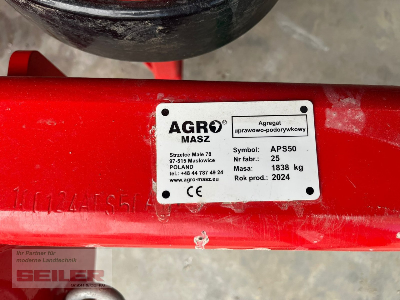 Agro-Masz APS 50 H - Καλλιεργητής: φωτογραφία 4 Agro-Masz APS 50 H - Καλλιεργητής: φωτογραφία 4
