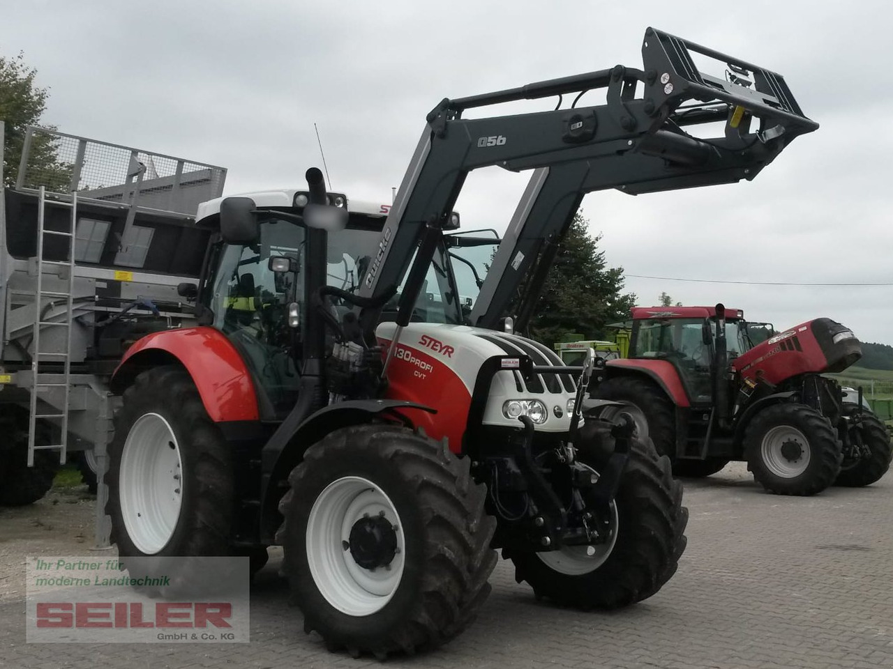 Steyr Profi 4130 CVT + Frontlader Q56 - Τρακτέρ: φωτογραφία 2 Steyr Profi 4130 CVT + Frontlader Q56 - Τρακτέρ: φωτογραφία 2