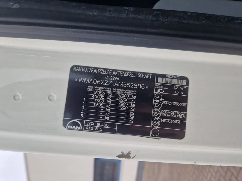 Τράκτορας MAN TGX 18.480 Euro 5 Retarder 2-Tanks: φωτογραφία 17