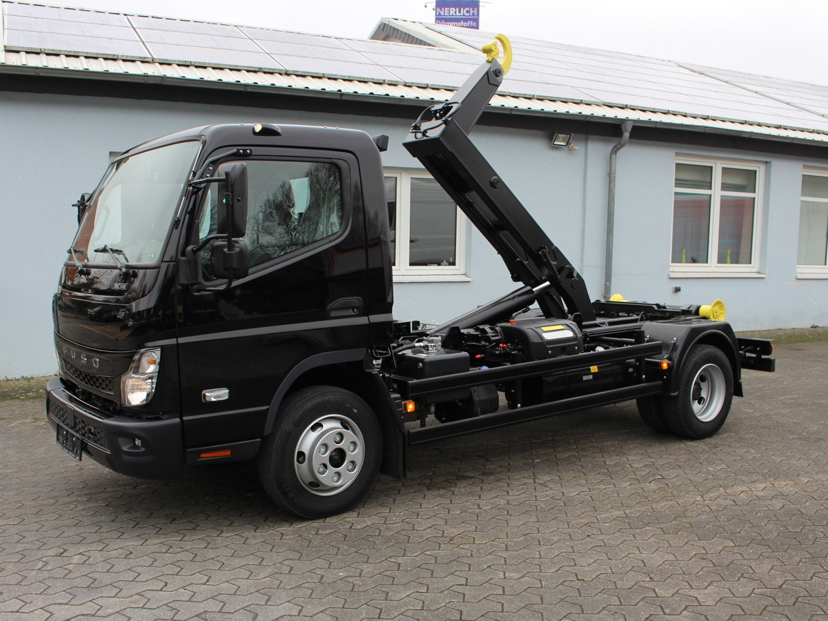 FUSO Canter FUSO 9C18 City Abrollkipper Hooklift Bla - Φορτηγό φόρτωσης γάντζου, Φορτηγό με γερανό: φωτογραφία 1 FUSO Canter FUSO 9C18 City Abrollkipper Hooklift Bla - Φορτηγό φόρτωσης γάντζου, Φορτηγό με γερανό: φωτογραφία 1