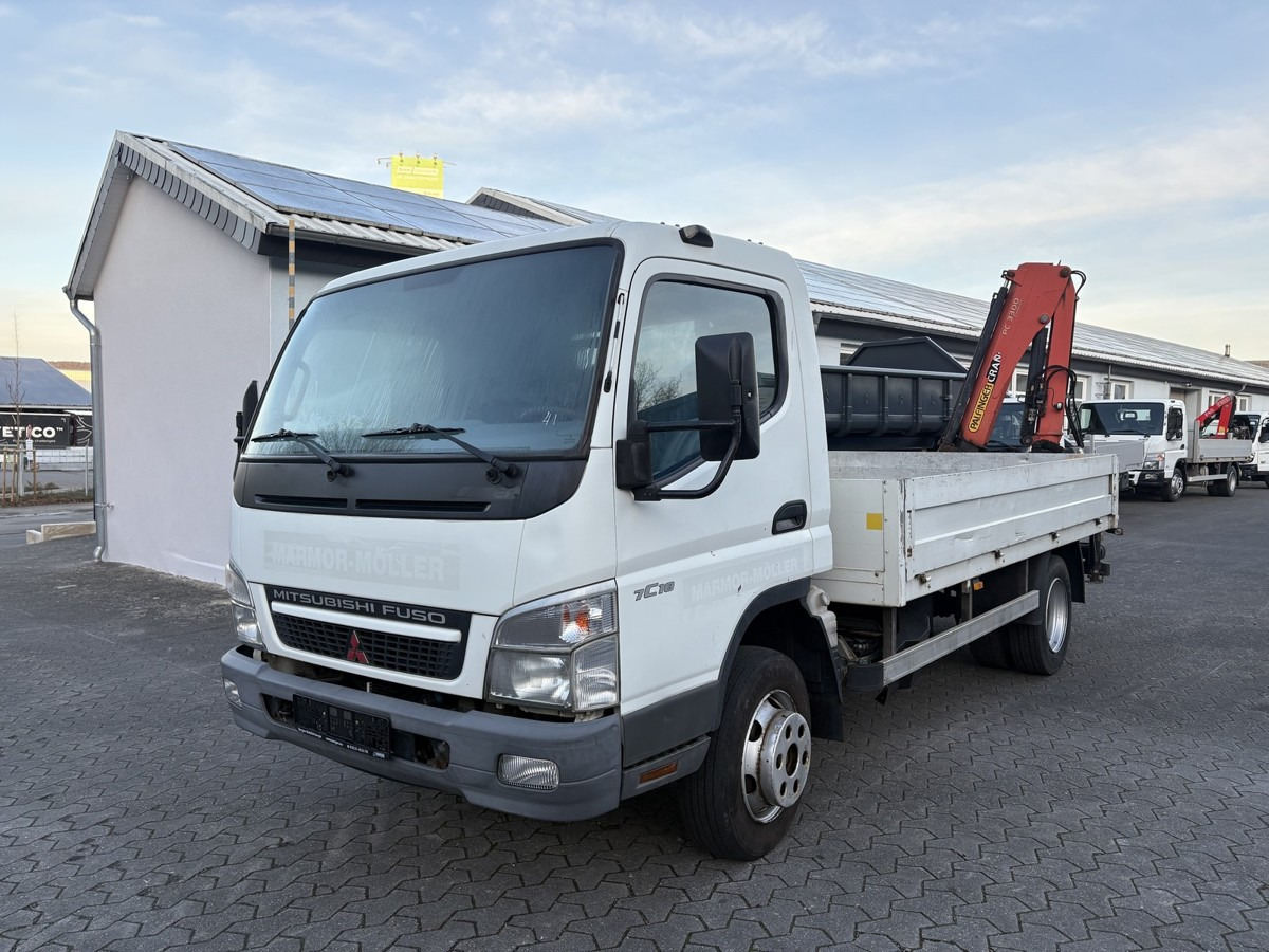 FUSO FUSO 7C18 Canter Pritsche 3.8m Kran 2x hydr. - Μικρό φορτηγό με καρότσα: φωτογραφία 1 FUSO FUSO 7C18 Canter Pritsche 3.8m Kran 2x hydr. - Μικρό φορτηγό με καρότσα: φωτογραφία 1