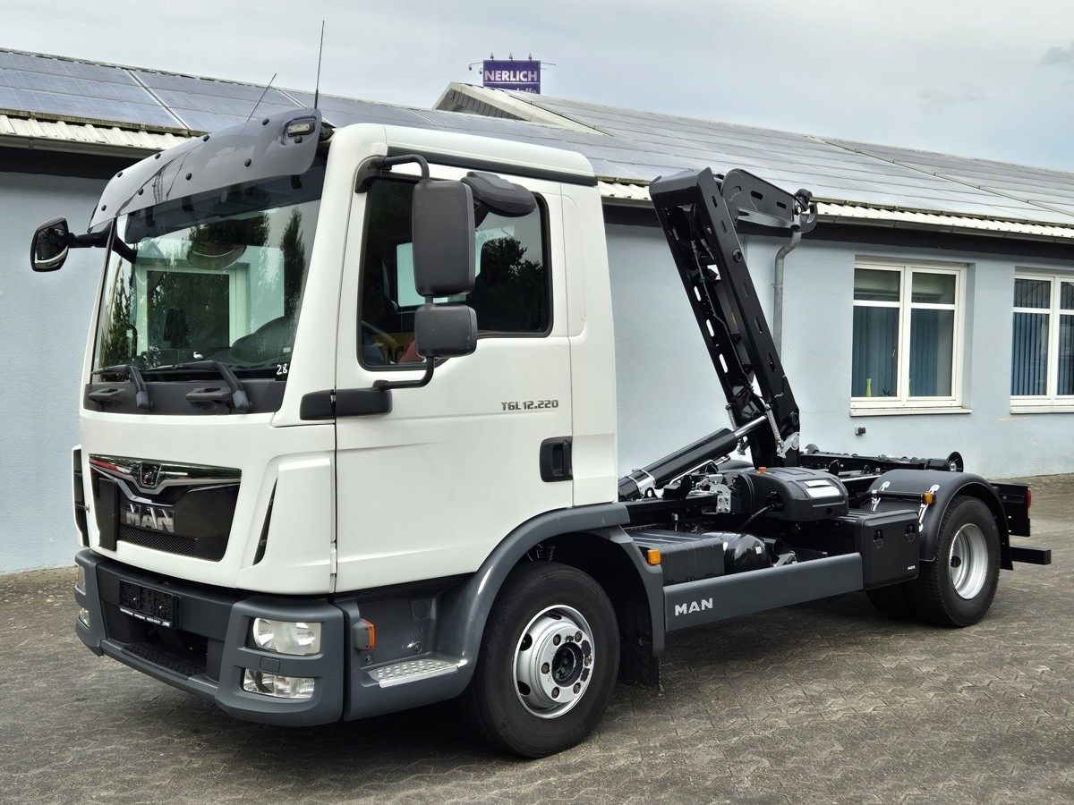 MAN TGL 12.250 BL City Abrollkipper AHK Euro 6 - Φορτηγό φόρτωσης γάντζου: φωτογραφία 1 MAN TGL 12.250 BL City Abrollkipper AHK Euro 6 - Φορτηγό φόρτωσης γάντζου: φωτογραφία 1