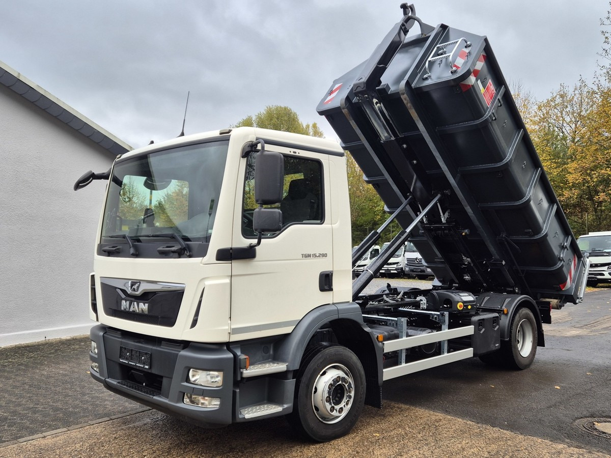 MAN TGM 15.290 BL Aut. Abrollkipper AHK - Φορτηγό φόρτωσης γάντζου: φωτογραφία 1 MAN TGM 15.290 BL Aut. Abrollkipper AHK - Φορτηγό φόρτωσης γάντζου: φωτογραφία 1