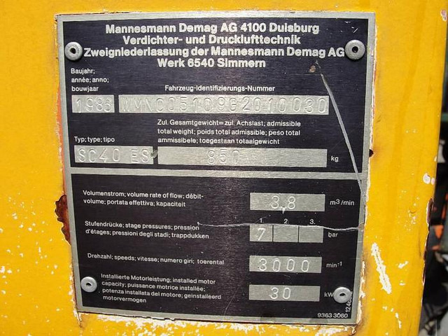 Demag mannesmann SC 40 ES - Κατασκευή μηχανήματα: φωτογραφία 4 Demag mannesmann SC 40 ES - Κατασκευή μηχανήματα: φωτογραφία 4