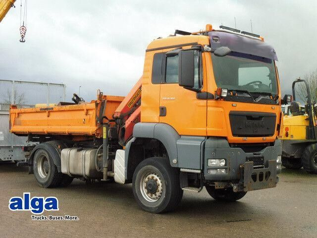 MAN 18.360 TGS 4x4, Kran Palfinger PK8501, Funk, AHK - Φορτηγό ανατρεπόμενο: φωτογραφία 1 MAN 18.360 TGS 4x4, Kran Palfinger PK8501, Funk, AHK - Φορτηγό ανατρεπόμενο: φωτογραφία 1