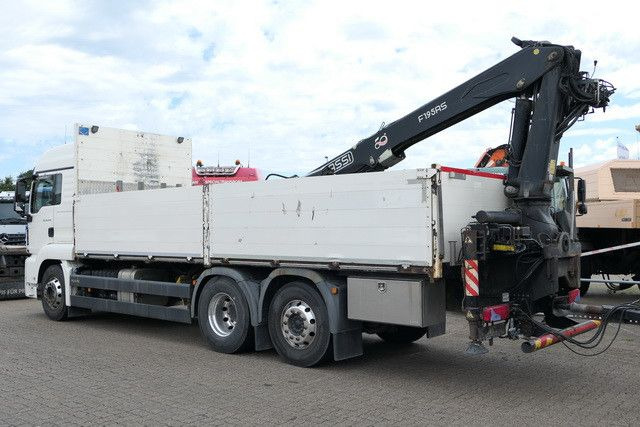 MAN 26.440 TGS LL 6x2, Kran Fassi F195AS.22, AHK, AC - Φορτηγό με ανοιχτή καρότσα, Φορτηγό με γερανό: φωτογραφία 3 MAN 26.440 TGS LL 6x2, Kran Fassi F195AS.22, AHK, AC - Φορτηγό με ανοιχτή καρότσα, Φορτηγό με γερανό: φωτογραφία 3