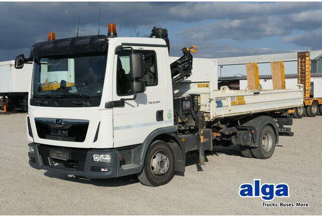 MAN 8.220 TGL BB, Hiab 055 BS-2, Greifer, AHK, Funk - Φορτηγό ανατρεπόμενο: φωτογραφία 1 MAN 8.220 TGL BB, Hiab 055 BS-2, Greifer, AHK, Funk - Φορτηγό ανατρεπόμενο: φωτογραφία 1