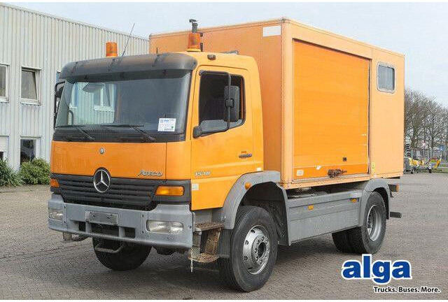 Mercedes-Benz 1518 A Atego 4X4, Klima, AHK, Allrad, Rolltor - Φορτηγό κόφα: φωτογραφία 1 Mercedes-Benz 1518 A Atego 4X4, Klima, AHK, Allrad, Rolltor - Φορτηγό κόφα: φωτογραφία 1