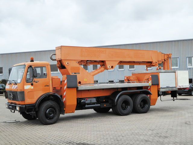 Φορτηγό με εναέρια πλατφόρμα Mercedes-Benz 2222 6x4, Ruthmann, 28m. 3. Sitz: φωτογραφία 12