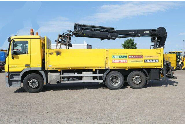 Mercedes-Benz 2536 Actros/MP3/HIAB 211DL/AHK/Klima - Φορτηγό με ανοιχτή καρότσα: φωτογραφία 4 Mercedes-Benz 2536 Actros/MP3/HIAB 211DL/AHK/Klima - Φορτηγό με ανοιχτή καρότσα: φωτογραφία 4
