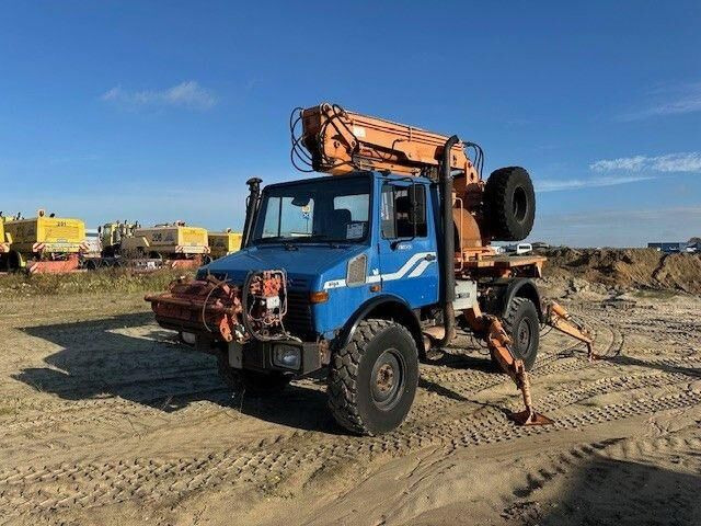 Unimog U 1450 4x4, Zug & Bergwinde, Kran, Greifer, AH - Κατασκευή μηχανήματα: φωτογραφία 4 Unimog U 1450 4x4, Zug & Bergwinde, Kran, Greifer, AH - Κατασκευή μηχανήματα: φωτογραφία 4