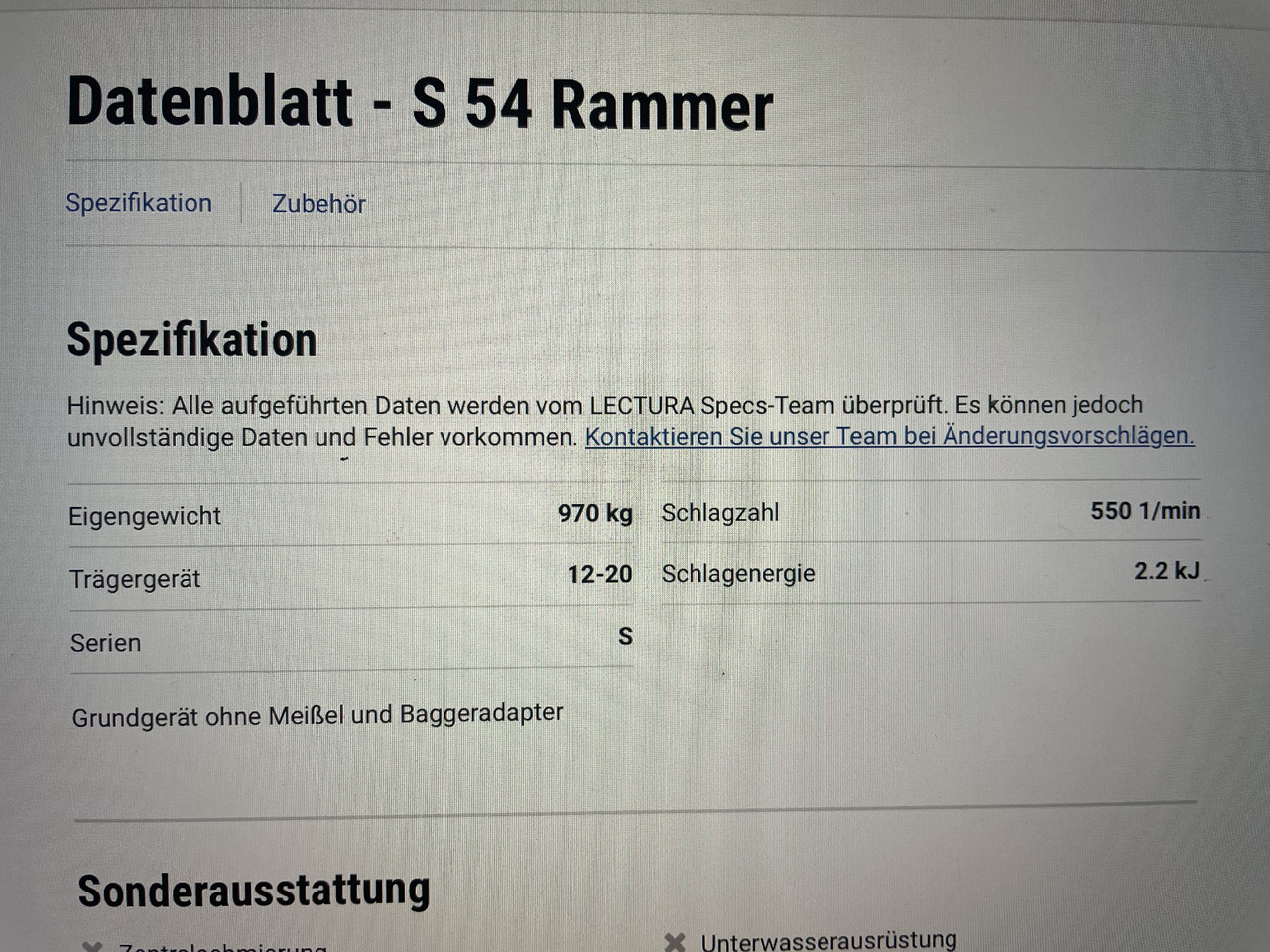 Rammer S54 - Υδραυλικό σφυρί για Ερπυστριοφόρος εκσκαφέας: φωτογραφία 4 Rammer S54 - Υδραυλικό σφυρί για Ερπυστριοφόρος εκσκαφέας: φωτογραφία 4